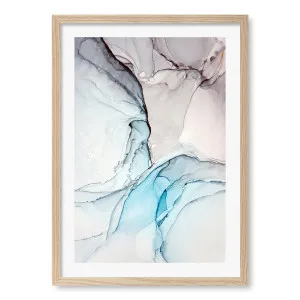 Blue Black Ink Part 2 Framed Art Print by Profile Australia, a Prints for sale on Style Sourcebook