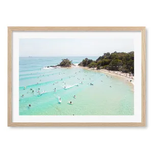 Byron Beach Life Framed Art Print by Profile Australia, a Prints for sale on Style Sourcebook