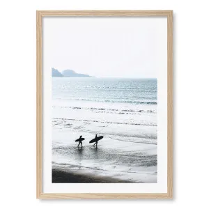Morning Surf Framed Art Print by Profile Australia, a Prints for sale on Style Sourcebook