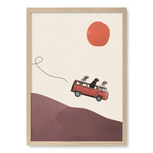 Adventure Journey Framed Art Print by Maarten Leon by Profile Australia, a Prints for sale on Style Sourcebook