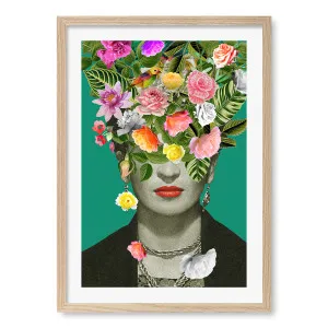 Floral Frida Framed Art Print by Profile Australia, a Prints for sale on Style Sourcebook