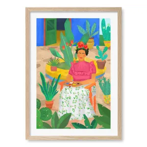 Frida Framed Art Print by Petra Lizde by Profile Australia, a Prints for sale on Style Sourcebook