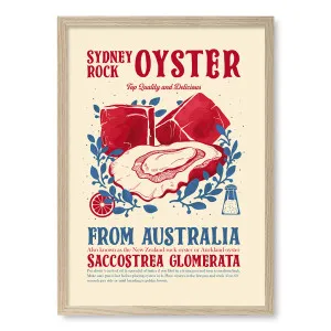 Sydney Oyster Delight Framed Art Print by Profile Australia, a Prints for sale on Style Sourcebook