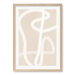 White Brush Stroke 2 Framed Art Print by Elena Ristova by Profile Australia, a Prints for sale on Style Sourcebook