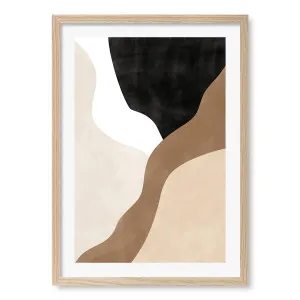 Beige And Brown 1 Framed Art Print by Profile Australia, a Prints for sale on Style Sourcebook