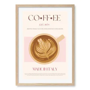 Italian Coffee Framed Art Print by Profile Australia, a Prints for sale on Style Sourcebook