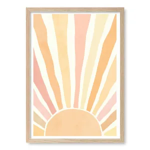 Boho Sunshine Framed Art Print by Profile Australia, a Prints for sale on Style Sourcebook