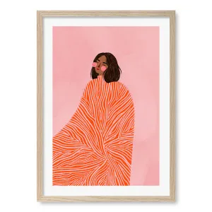 The Woman With Swirls Framed Art Print by Bea Muller by Profile Australia, a Prints for sale on Style Sourcebook