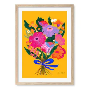 Vibrant Floral Bouquet Framed Art Print by Baroo Bloom by Profile Australia, a Prints for sale on Style Sourcebook