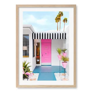 Palm Springs Vivid Entrance Framed Art Print by Profile Australia, a Prints for sale on Style Sourcebook