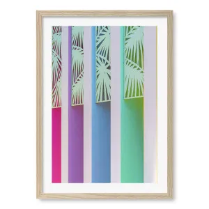 Palm Springs Saguaro Rainbow Framed Art Print by Profile Australia, a Prints for sale on Style Sourcebook