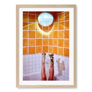 Disco Skate Night Framed Art Print by Bethany Young by Profile Australia, a Prints for sale on Style Sourcebook