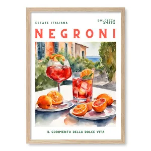Negroni Cocktail Framed Art Print by Profile Australia, a Prints for sale on Style Sourcebook