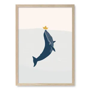 Blue Whale Sailing Boat Framed Art Print by Profile Australia, a Prints for sale on Style Sourcebook