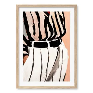 Stripe Elegance Framed Art Print by Treechild by Profile Australia, a Prints for sale on Style Sourcebook