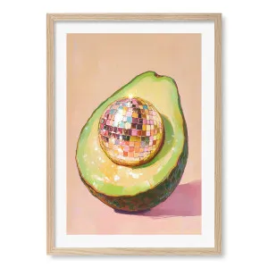 Disco Avocado Delight Framed Art Print by Mellois by Profile Australia, a Prints for sale on Style Sourcebook