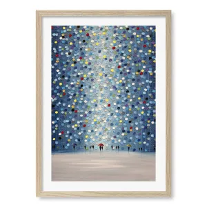 Raindrop Confetti Framed Art Print by Profile Australia, a Prints for sale on Style Sourcebook