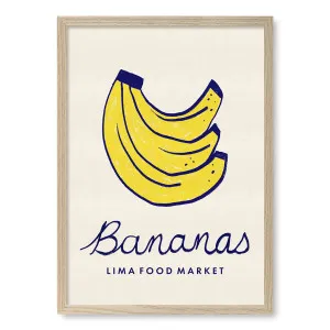 Food Market Bananas Framed Art Print by Profile Australia, a Prints for sale on Style Sourcebook