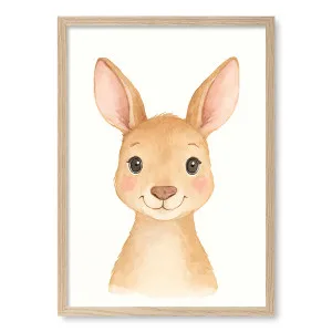 Animal Friends Kangaroo Framed Art Print by Profile Australia, a Prints for sale on Style Sourcebook