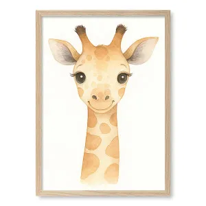 Animal Friends Giraffe Framed Art Print by Profile Australia, a Prints for sale on Style Sourcebook