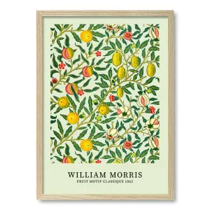 Four Fruits Motif Framed Art Print by William Morris by Profile Australia, a Prints for sale on Style Sourcebook
