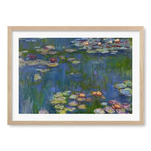 Water Lilies (1916) Framed Art Print by Claude Monet by Profile Australia, a Prints for sale on Style Sourcebook