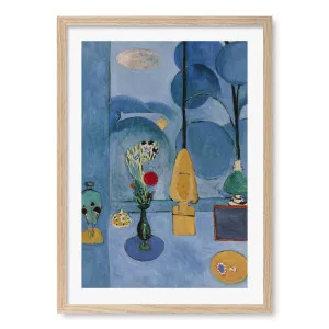 The Blue Window Framed Art Print by Henri Matisse by Profile Australia, a Prints for sale on Style Sourcebook