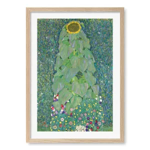 Sunflower Framed Art Print by Gustav Klimt by Profile Australia, a Prints for sale on Style Sourcebook