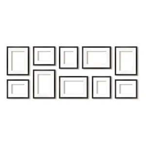 10 Piece Black Signature Storyboard Gallery Wall Frame Set by Profile Australia, a Picture Frames for sale on Style Sourcebook