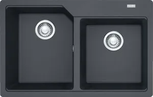 Franke Urban 1 and 3/4 Bowl Topmount Sink Onyx UBG620-86ON by Franke, a Kitchen Sinks for sale on Style Sourcebook