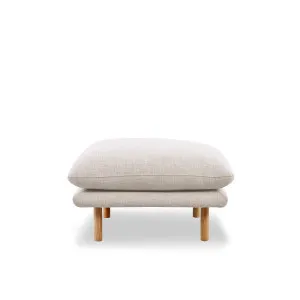 Zephyr Ottoman - [ Byron Oyster ] by ELLISON STUDIOS., a Ottomans for sale on Style Sourcebook