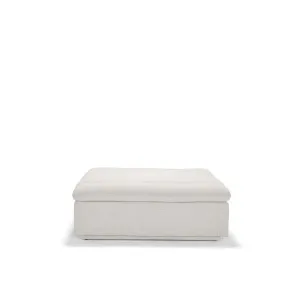 Float Ottoman - [ Byron Oyster ] by ELLISON STUDIOS., a Ottomans for sale on Style Sourcebook