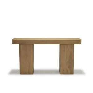 Block Console - [ Oak ] by ELLISON STUDIOS., a Console Table for sale on Style Sourcebook