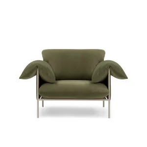Alva Nougat Frame Armchair - [ Malibu Matcha ] by ELLISON STUDIOS., a Chairs for sale on Style Sourcebook
