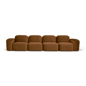 Muse 4 Seat Sofa - [ Malibu Cognac ] by ELLISON STUDIOS., a Sofas for sale on Style Sourcebook