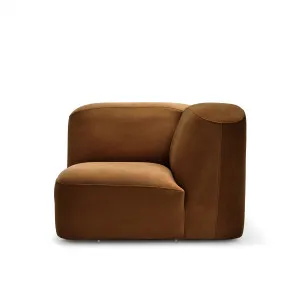 Muse Corner Modular Piece - [ Malibu Cognac ] by ELLISON STUDIOS., a Sofas for sale on Style Sourcebook