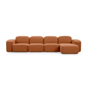 Muse 4 Seat RAF Chaise Sofa - [ Cabarita Hazel ] by ELLISON STUDIOS., a Sofas for sale on Style Sourcebook
