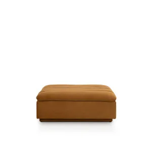 Float Ottoman - [ Malibu Cognac ] by ELLISON STUDIOS., a Ottomans for sale on Style Sourcebook