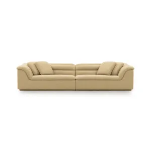 Float 4 Seat Sofa - [ Airlie Camel ] by ELLISON STUDIOS., a Sofas for sale on Style Sourcebook