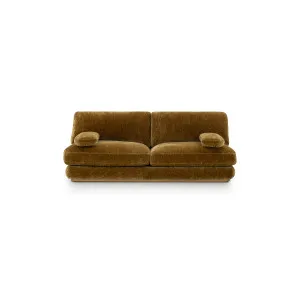 Stack 3 Seat Sofa - [ Sandon Burnt Butter ] by ELLISON STUDIOS., a Sofas for sale on Style Sourcebook