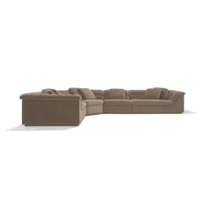 Float 4 Piece Modular Sofa - [ Avalon Fawn ] by ELLISON STUDIOS., a Sofas for sale on Style Sourcebook