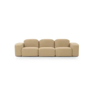 Muse 3 Seat Sofa - [ Airlie Camel ] by Ellison Studios, a Sofas for sale on Style Sourcebook
