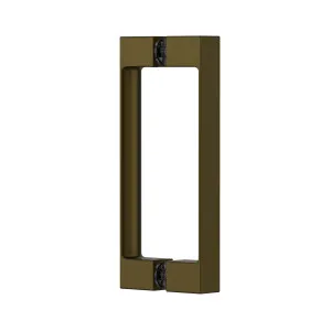 Square Double Pull Shower Handle Antique Brass by Estelle, a null for sale on Style Sourcebook