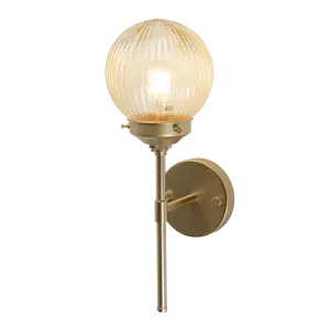 Dakota Reeded Glass Stem Wall Lamp by Fat Shack Vintage, a Wall Lighting for sale on Style Sourcebook