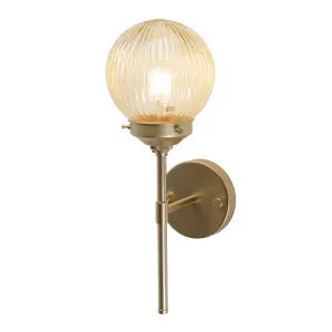 Dakota Reeded Glass Stem Wall Lamp by Fat Shack Vintage, a Wall Lighting for sale on Style Sourcebook