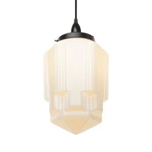 Tivoli Deco Glass Pendant Light by Fat Shack Vintage, a Pendant Lighting for sale on Style Sourcebook