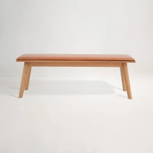 Oskar Bench, Oak Tan, by Lounge Lovers by Lounge Lovers, a Chairs for sale on Style Sourcebook