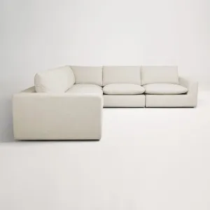 Hudson Corner Sofa, Luxe Natural, by Lounge Lovers by Lounge Lovers, a Sofas for sale on Style Sourcebook