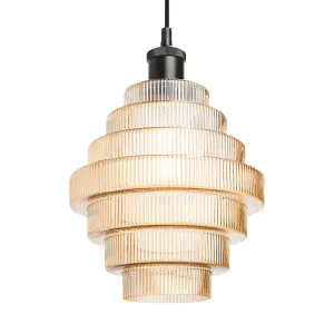 Getty Tiered Glass Pendant Light by Fat Shack Vintage, a Pendant Lighting for sale on Style Sourcebook