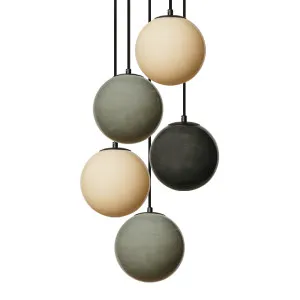 Boise Glass Multi Drop Pendant by Fat Shack Vintage, a Pendant Lighting for sale on Style Sourcebook